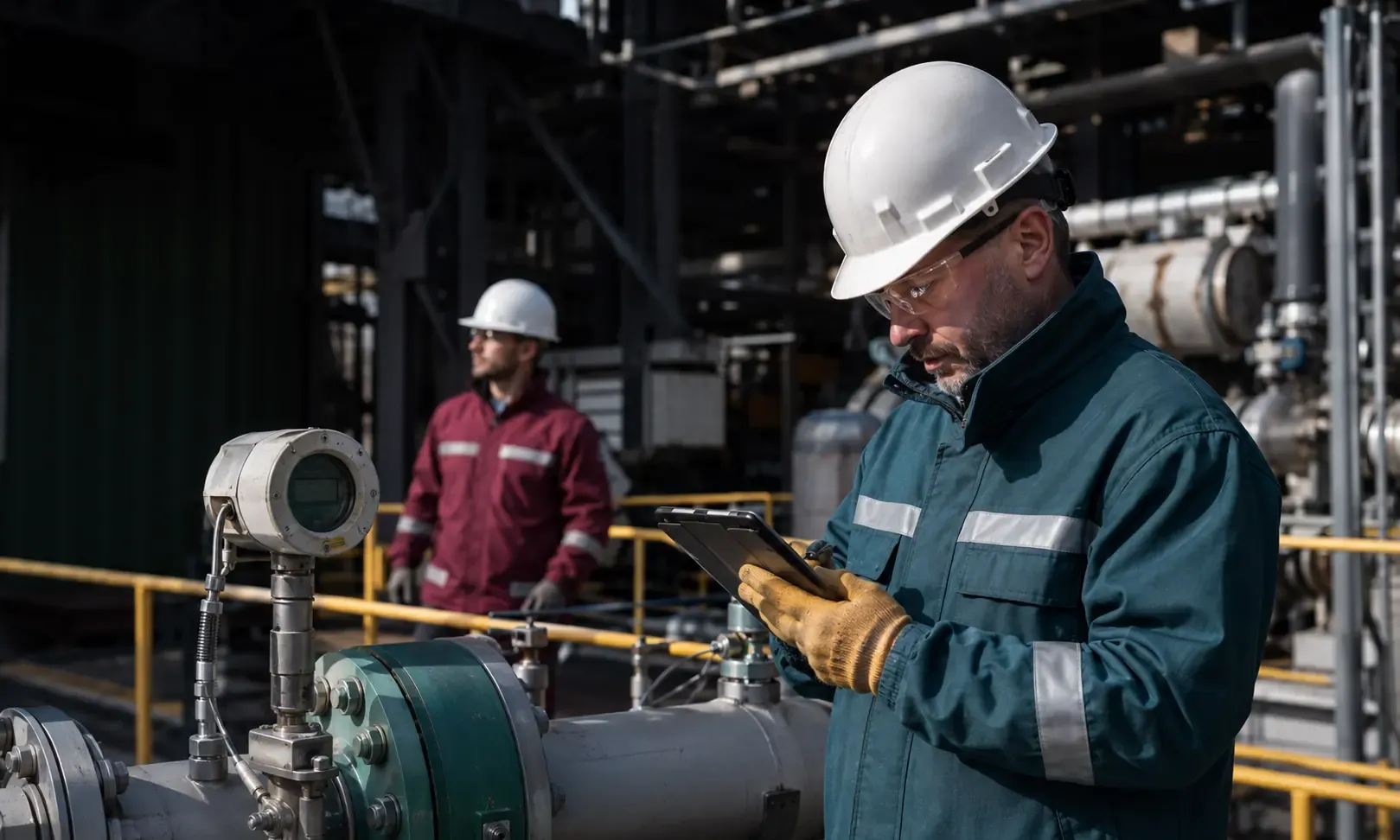 A field measurement checked against the reported record